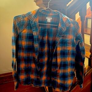 Kids Flannel long sleeve shirt, size XL
